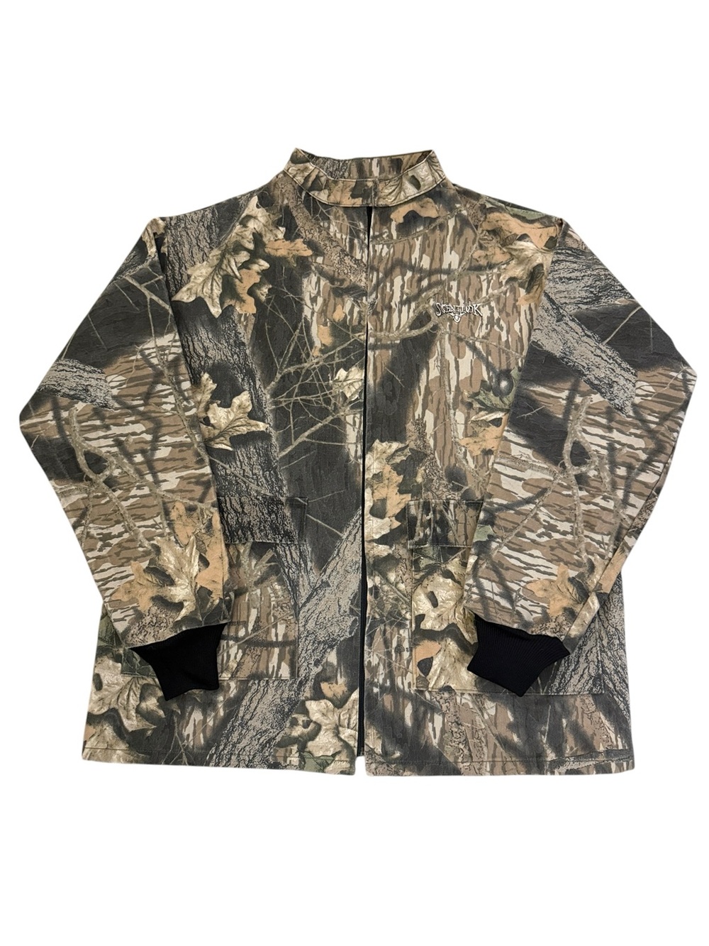 ScentLok Mossy Oak Break-Up Camo Hunting Jacket Fits XL XXL Full Zip Scent Ctrl